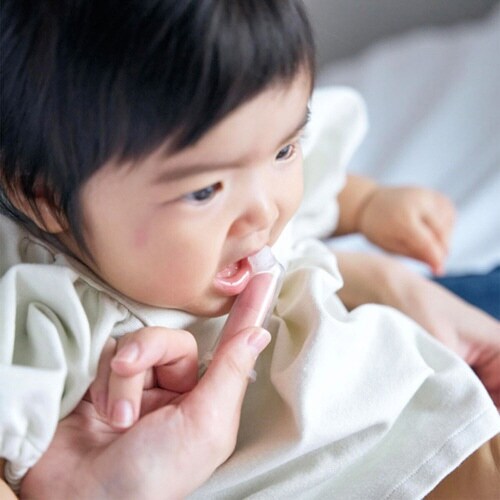 歯ブラシ ベビー シリコン指歯ブラシ エジソンママ