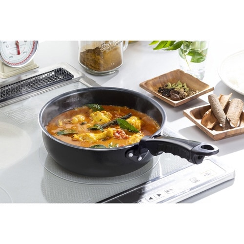 フライパン 20cm 深型 メモリ付き