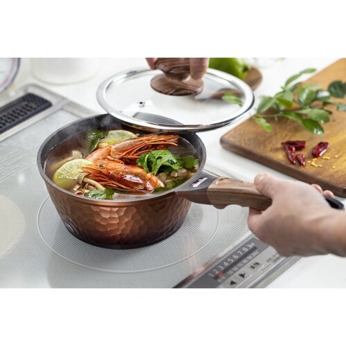 片手鍋 16cm IH対応 槌目鍋