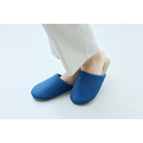 スリッパ ディジョン ルームシューズ S ネイビー