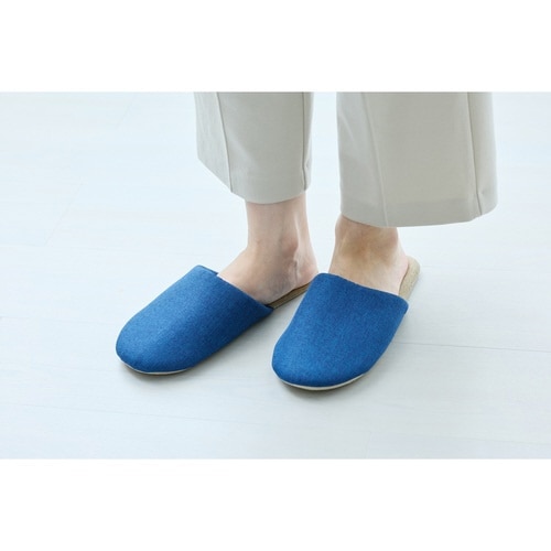 スリッパ ディジョン ルームシューズ S ネイビー