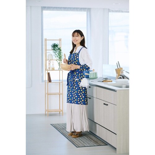 エプロン vieressa エーデ ネイビー