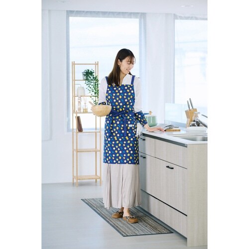 エプロン vieressa エーデ ネイビー