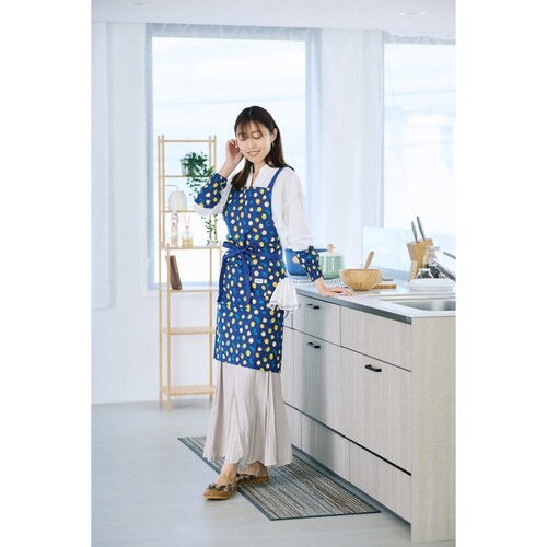 エプロン vieressa エーデ ネイビー