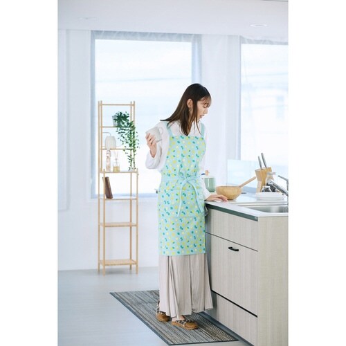 エプロン vieressa エーデ ライトブルー