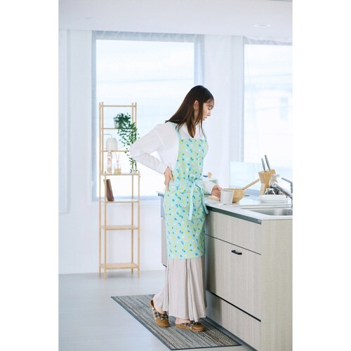 エプロン vieressa エーデ ライトブルー