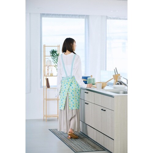 エプロン vieressa エーデ ライトブルー