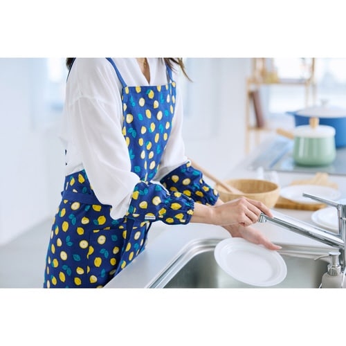 袖カバー vieressa エーデ ネイビー