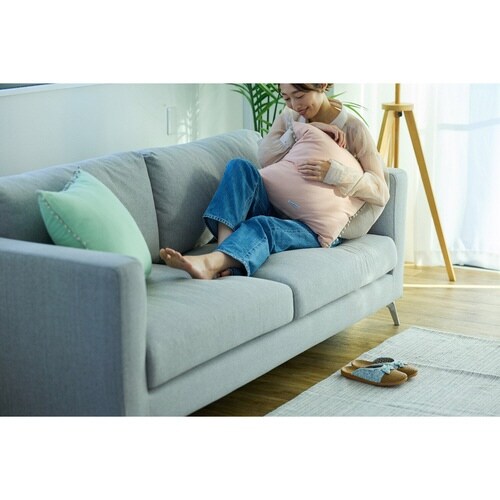 クッションカバー ファーブ 45×45cm ピンク