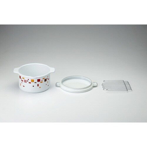 天ぷら鍋 16cm IH対応 蓋付き ホーロー製