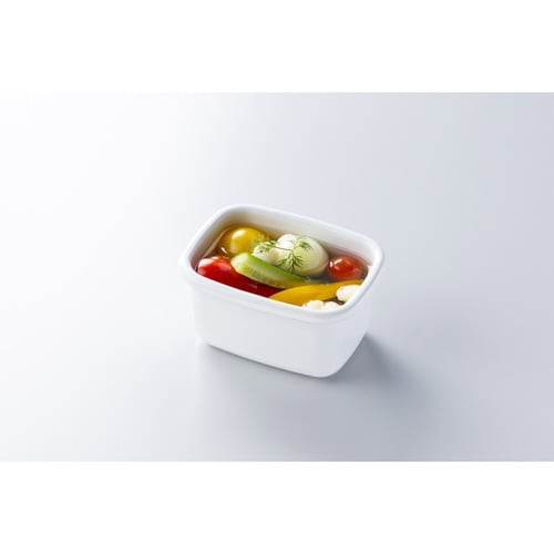 保存容器 350ml ホーロー ホワイト