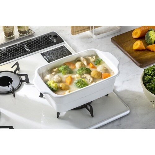 保存容器 2L ホーローストックポット 角型 S