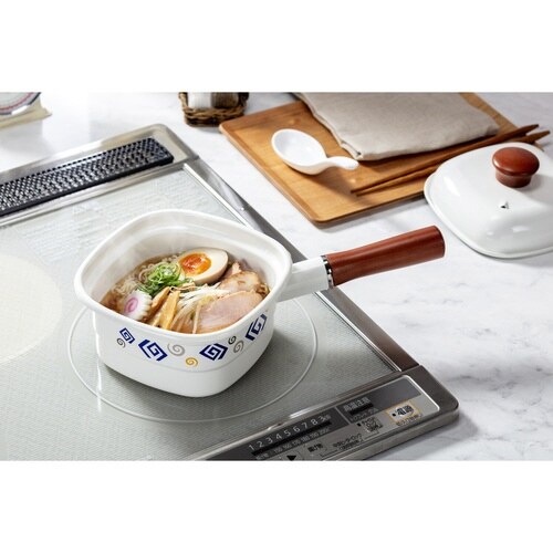 角型片手鍋 14cm IH対応 ホーロー製