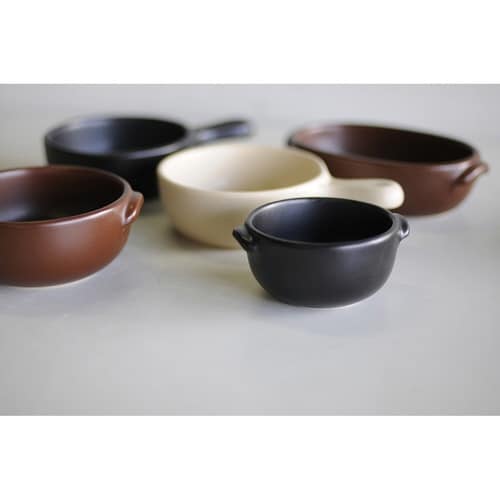 グラタン皿 一人用 13cm アースン ブラック