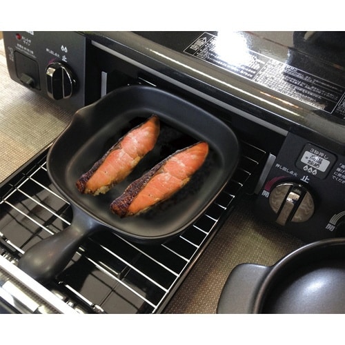 グリルパン 角型グリルパン 万古焼 直火 オーブン
