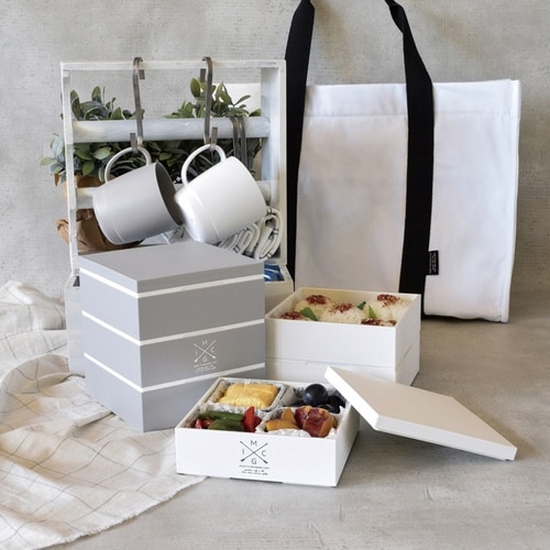 トートバッグ メイドイングランマカフェ ホワイト