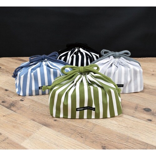 弁当袋 巾着 EDGE ブラック