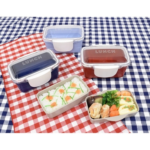 弁当箱 2段 560ml ドーム型 レッド
