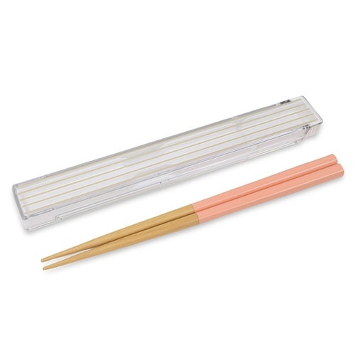 箸箱セット キャルブレ箸&ケース ピンク