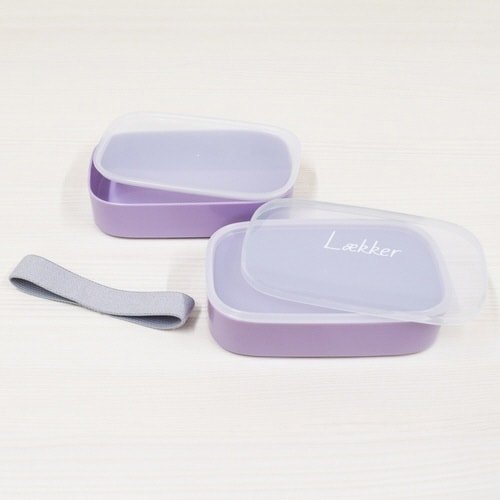弁当箱 2段 520ml レカ ライラックパープル