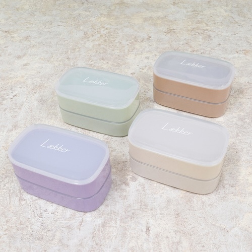 弁当箱 2段 520ml レカ ライラックパープル