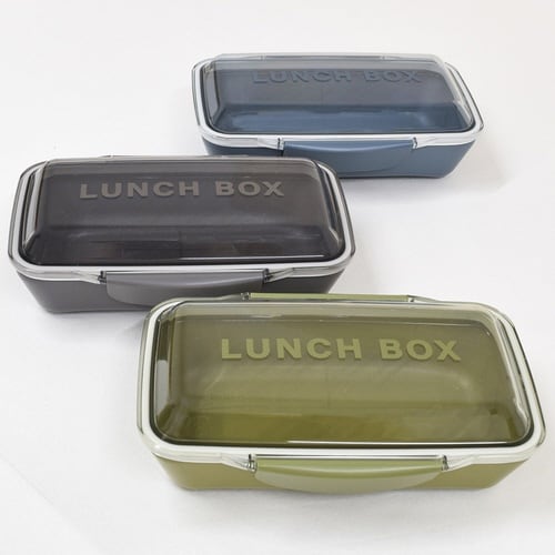 お弁当箱 モノクロームドームランチボックス カーキ