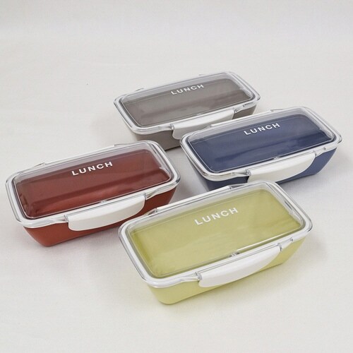 弁当箱 500ml ドーム 1段 グレー