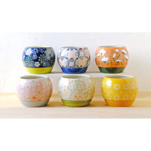 植木鉢 チェリッシュポット 3号用 ベージュ