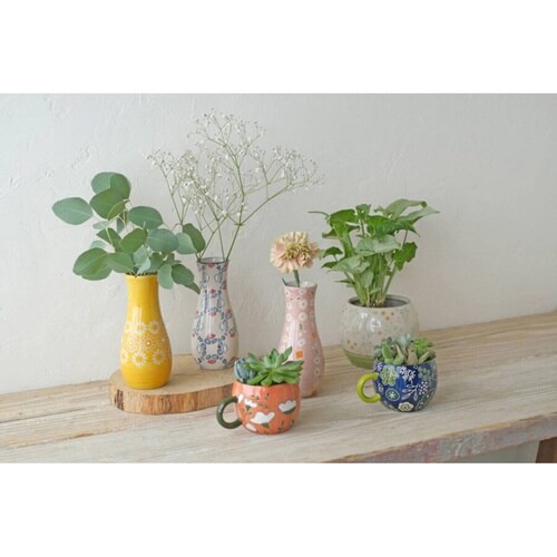 植木鉢 チェリッシュポット 3号用 ホワイト