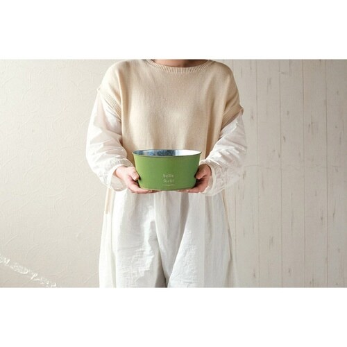 植木鉢 ハウスプランツブリキ グリーン