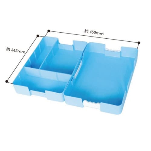 お道具箱 つながるパッチンおどうぐばこ ブルー