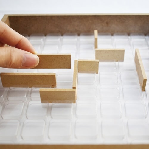 知育玩具 イクモク木製知育 無限カラコロ迷路 6歳