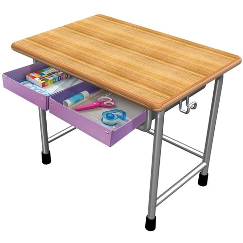 お道具箱 紙製おどうぐばこ a4 小学校 パープル