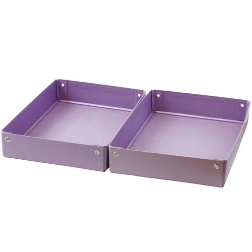 お道具箱 紙製おどうぐばこ a4 小学校 パープル