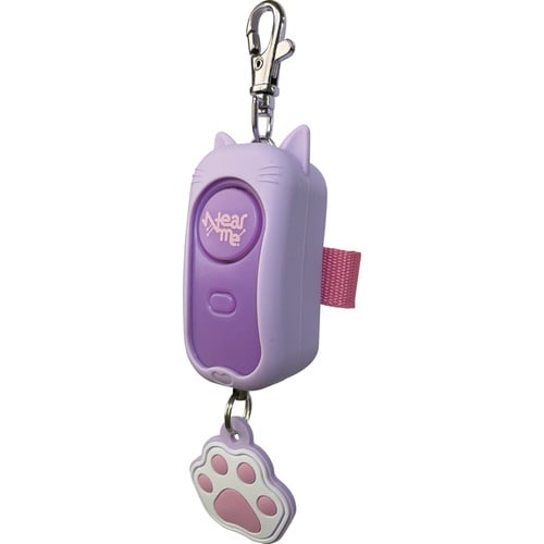 防犯ブザー 耐衝撃非常用ブザー ニアミー パープル