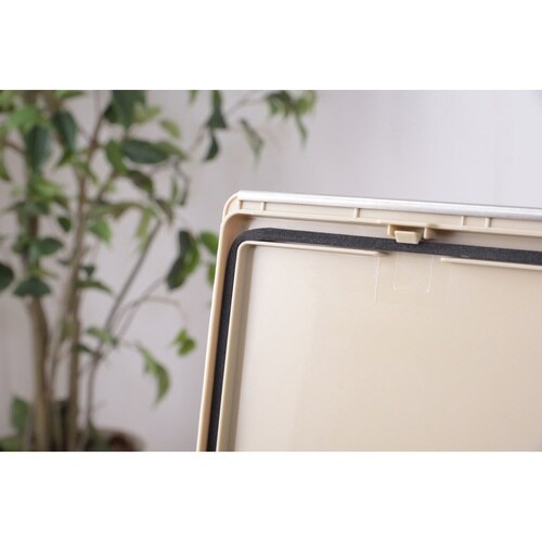 ゴミ箱 20L スリムコンテナ ベージュ