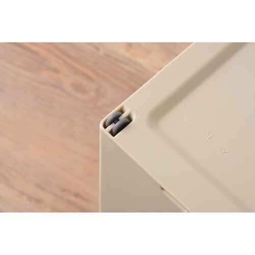 ゴミ箱 20L スリムコンテナ ベージュ