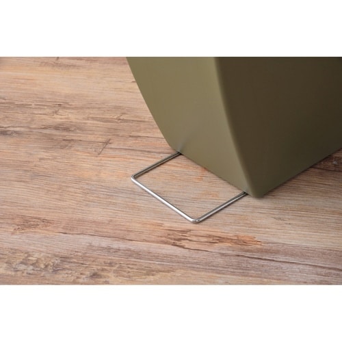 ゴミ箱 20L スリムコンテナ プッシュ グリーン