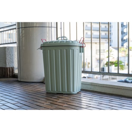 ゴミ箱 タフカン 60L 大容量 ブルーグレー