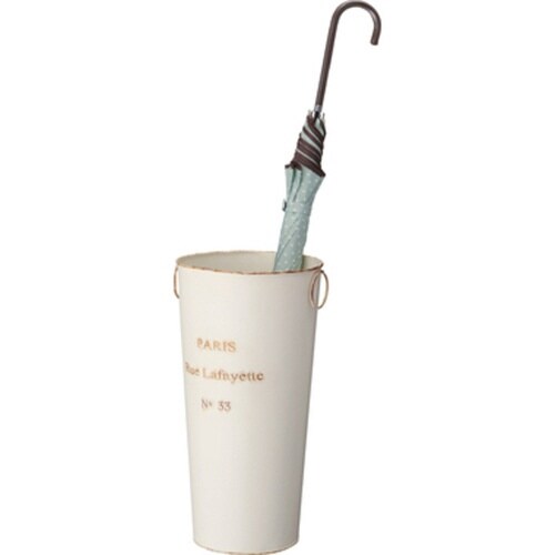 傘立て 屋内用 レトロ調 アイボリー