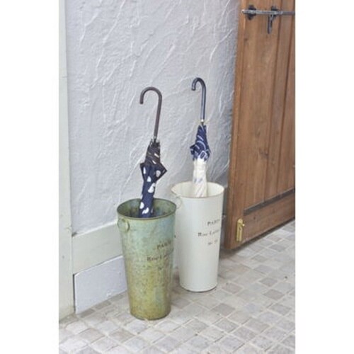 傘立て 屋内用 レトロ調 アイボリー