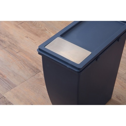 ゴミ箱 20L スリムコンテナ プッシュ ネイビー