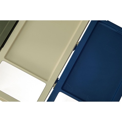 ゴミ箱 20L スリムコンテナ プッシュ ネイビー