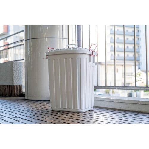 ゴミ箱 タフカン 60L 大容量 屋外 ホワイト