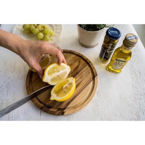 木製まな板 丸型 23cm 抗菌 リバーシブル