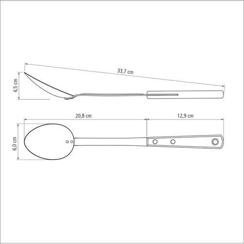 縦型レードル ポリウッド 食洗機対応 レッド