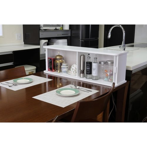 カウンター上収納 ホワイト