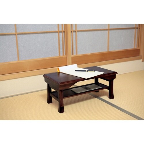 折りたたみ便利机 ミニ 25×45cm ブラウン