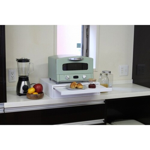 レンジラック 家電下スライドテーブル 幅45cm