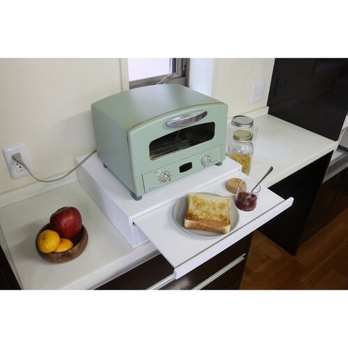 レンジラック 家電下スライドテーブル 幅45cm